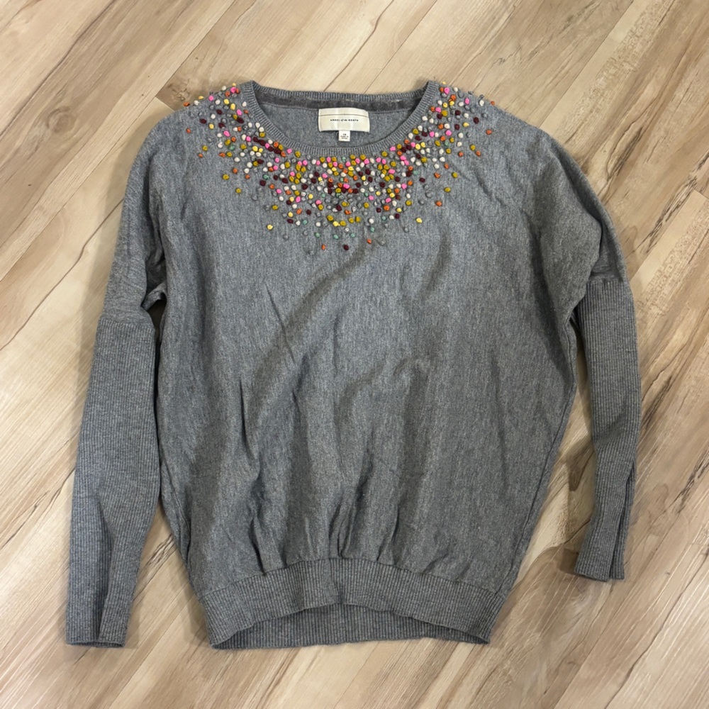 Angel of the North Pom Pom Sweater